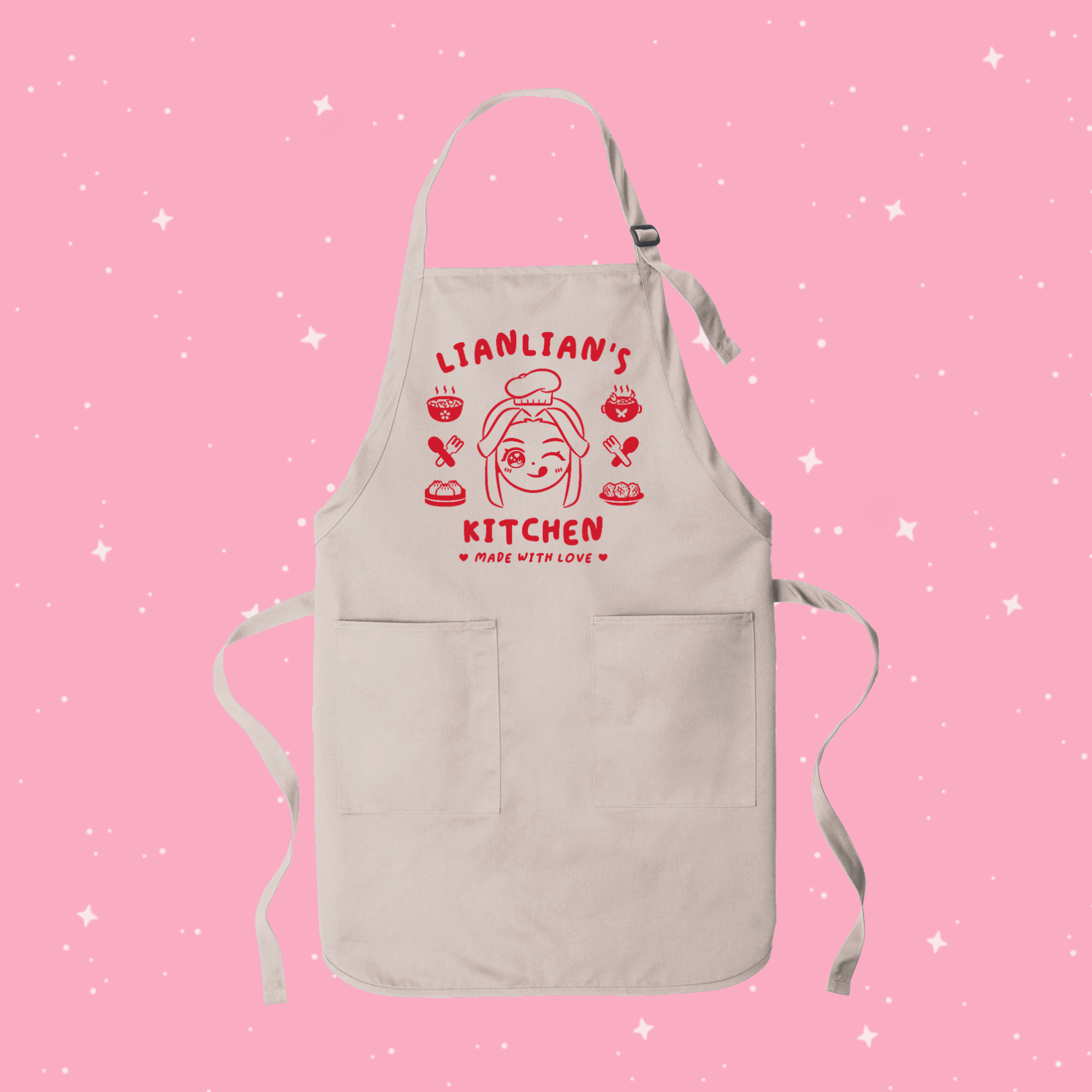 MISPRINTS Lianlian’s Kitchen Apron