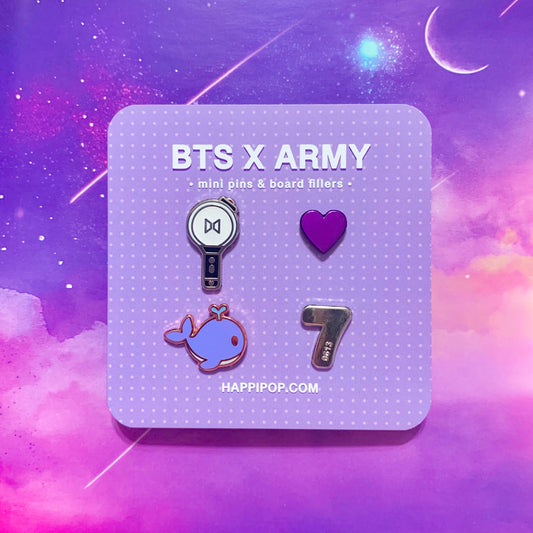 BTS X ARMY Mini Pins & Board Fillers Set (ver. 2.0)