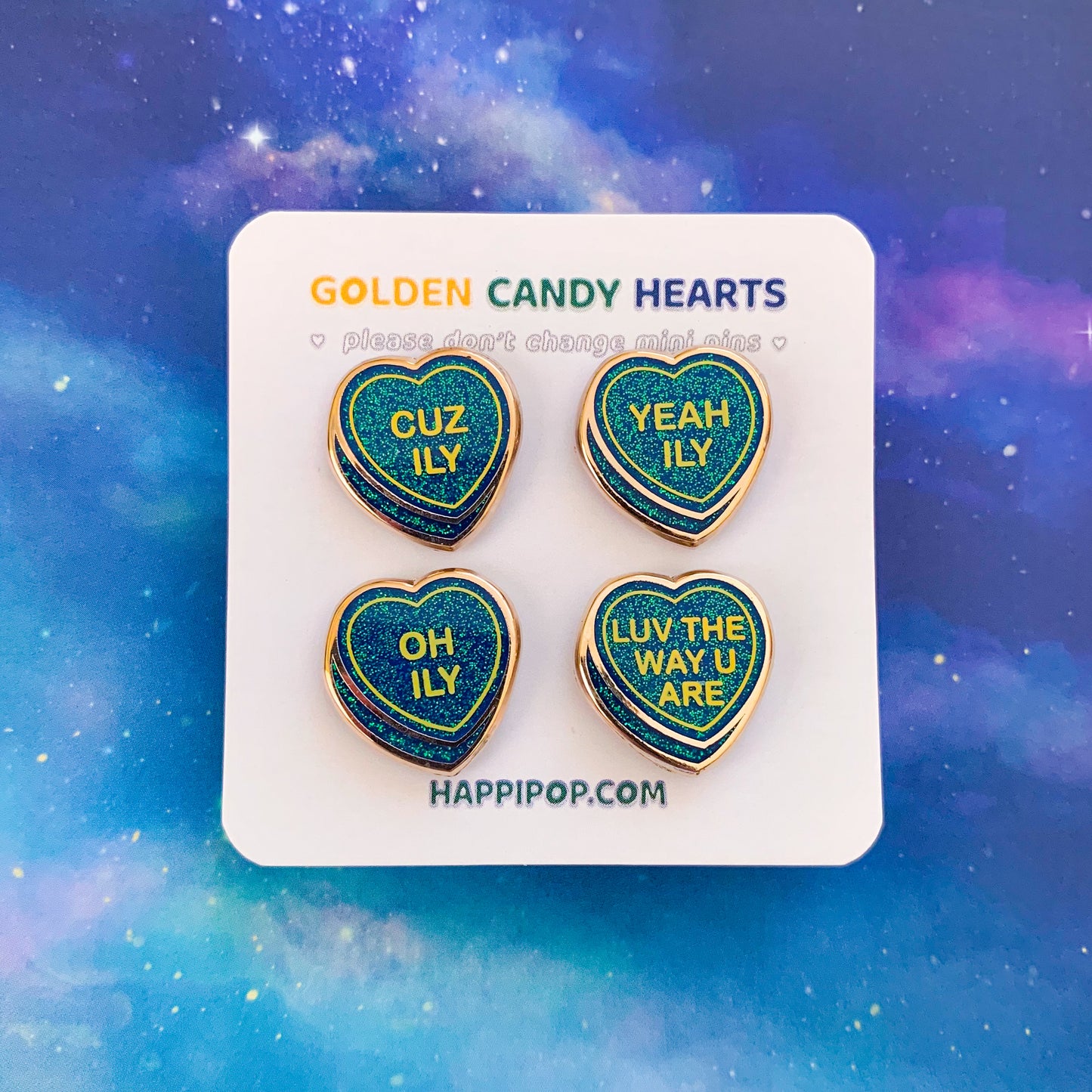 Please Don't Change Candy Heart Pin Board Fillers
