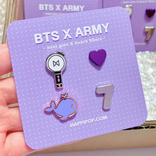 BTS X ARMY Mini Pins & Board Fillers Set (ver. 2.0)