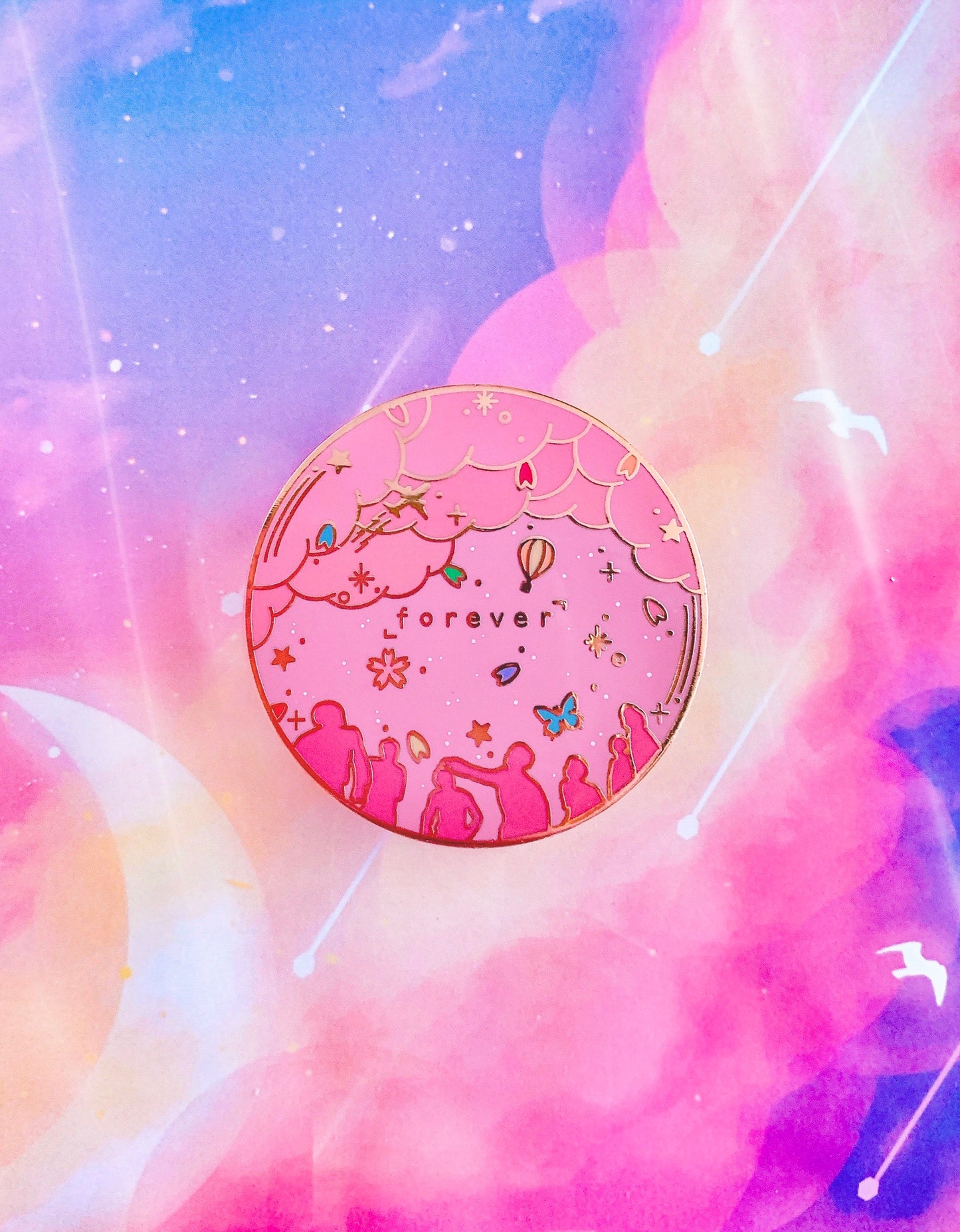 Pink Forever | BTS Enamel Pin
