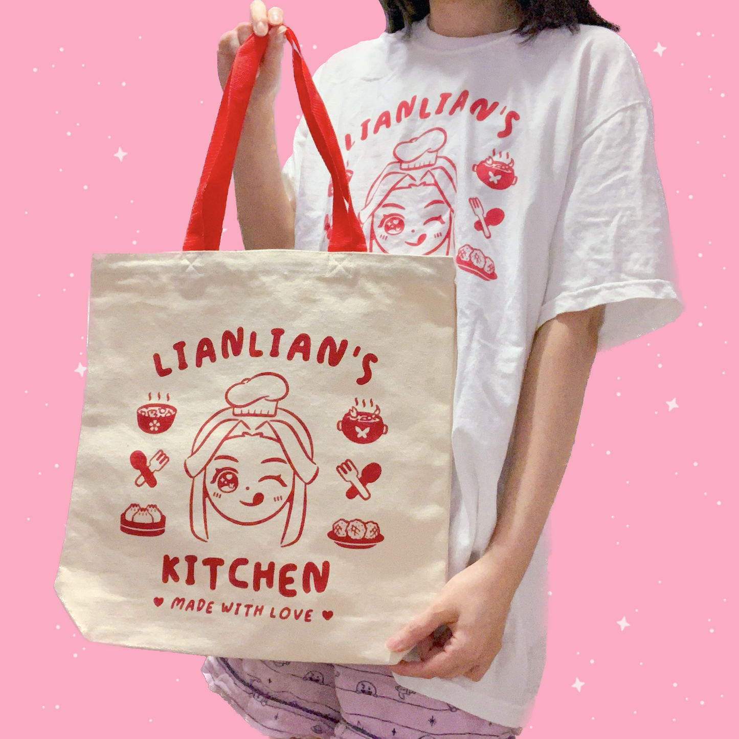 MISPRINTS Lianlian’s Kitchen Tote Bag