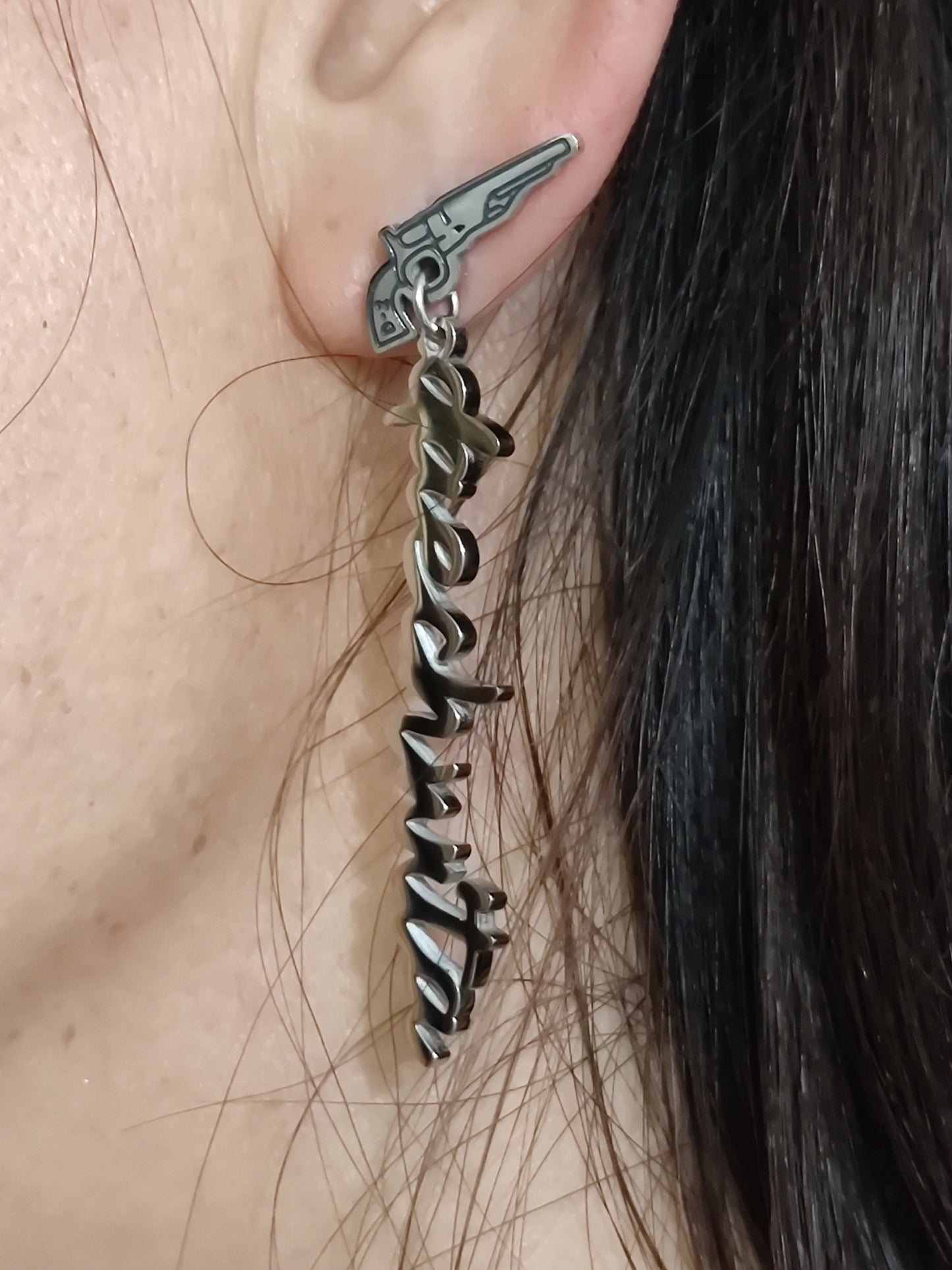 daechwita asymmetrical earrings